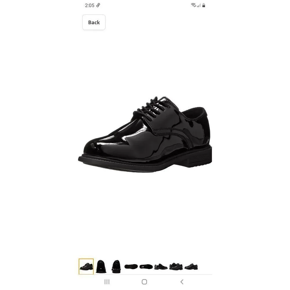 New Men's Size 9W Black Original S.W.A.T. Classic Dress Oxford Work Shoes